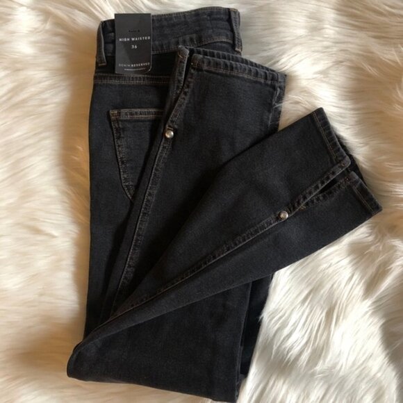 Reserved Denim Black High Waisted Jeans EU 36 - Picture 4 of 7